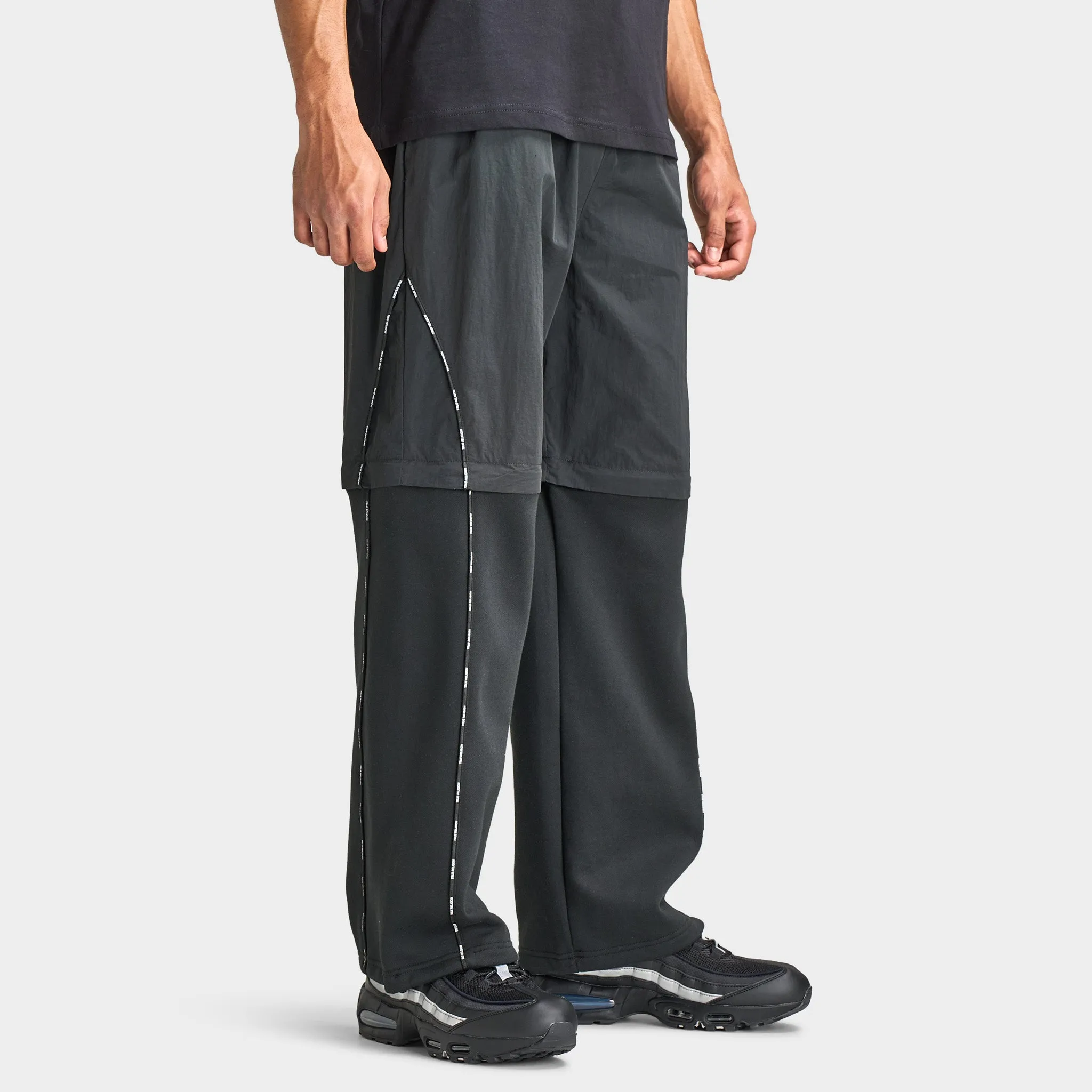 True Religion Nylon Fleece Zip Off Sweats / Jet Black sold by JD Sports product image thumbnail 3