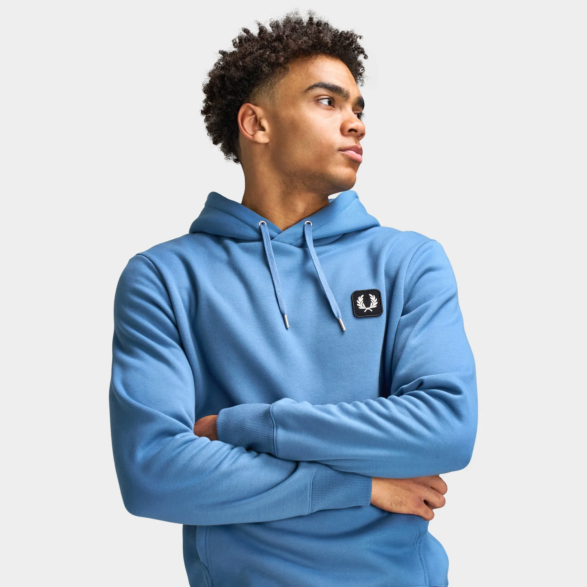 Fred Perry Badge Hoodie / Ace Blue sold by JD Sports product image thumbnail 4