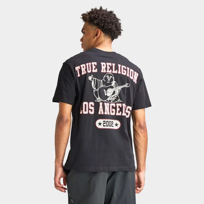 True Religion SS Mesh Print Buddha Tee / Black made by True Religion