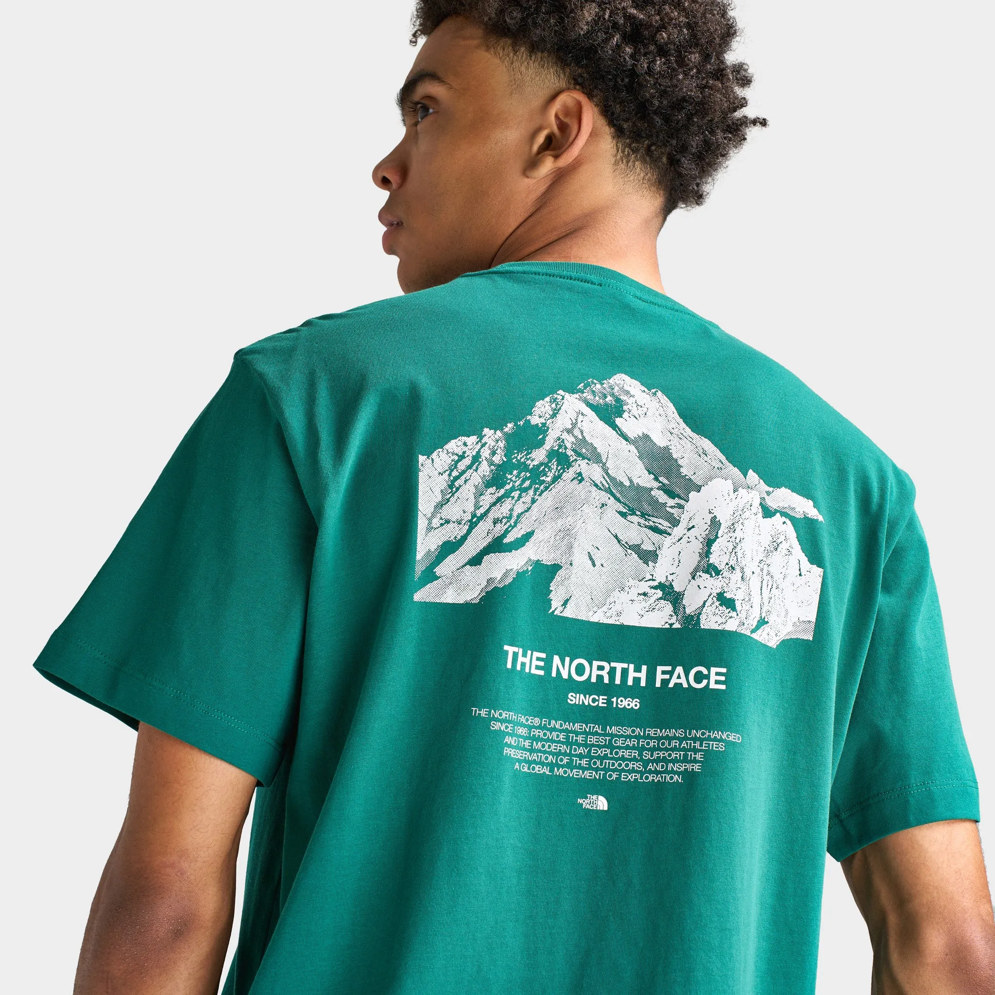 The North Face Mountain X-Ray T-Shirt / Green sold by JD Sports product image thumbnail 4