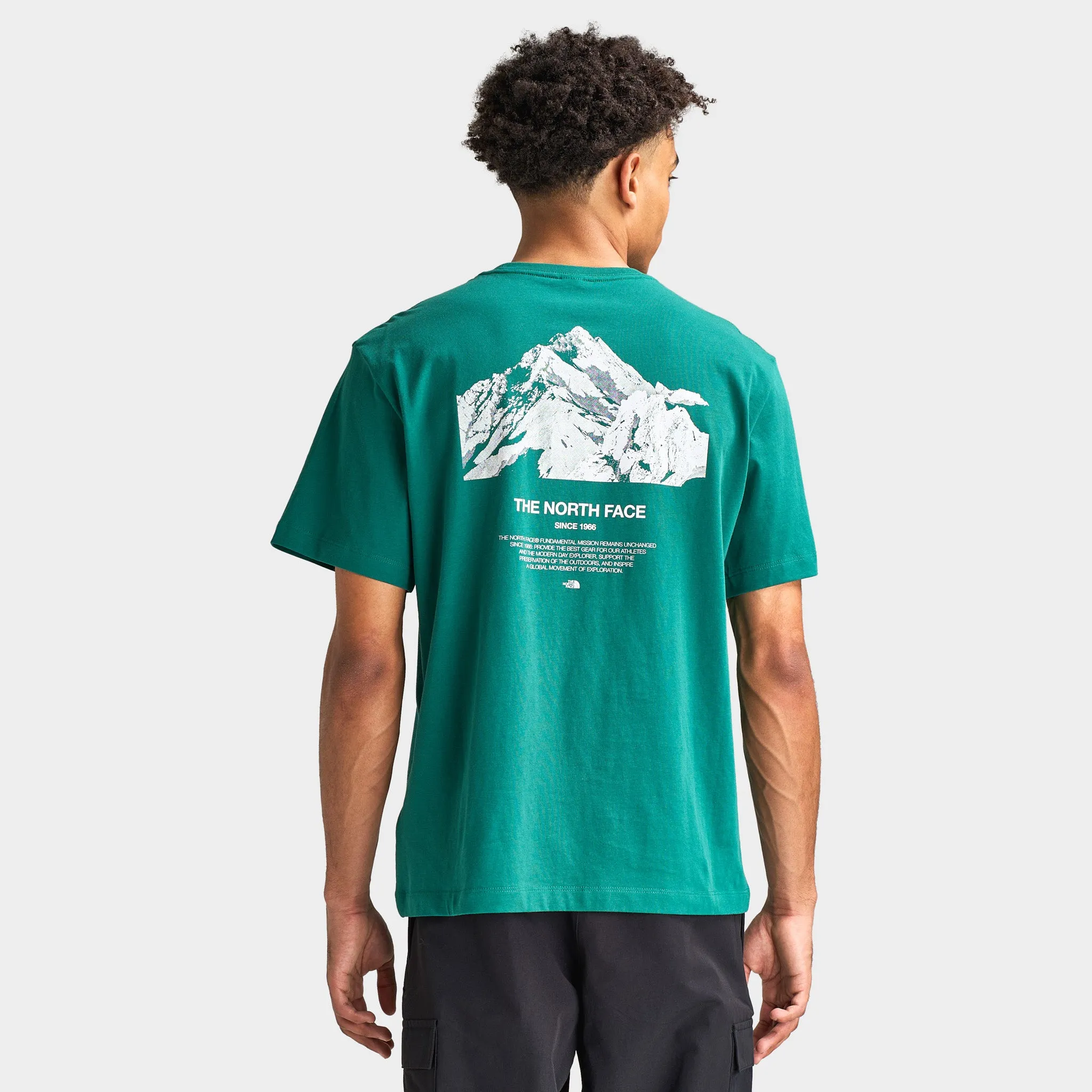 The North Face Mountain X-Ray T-Shirt / Green sold by JD Sports product image thumbnail 2