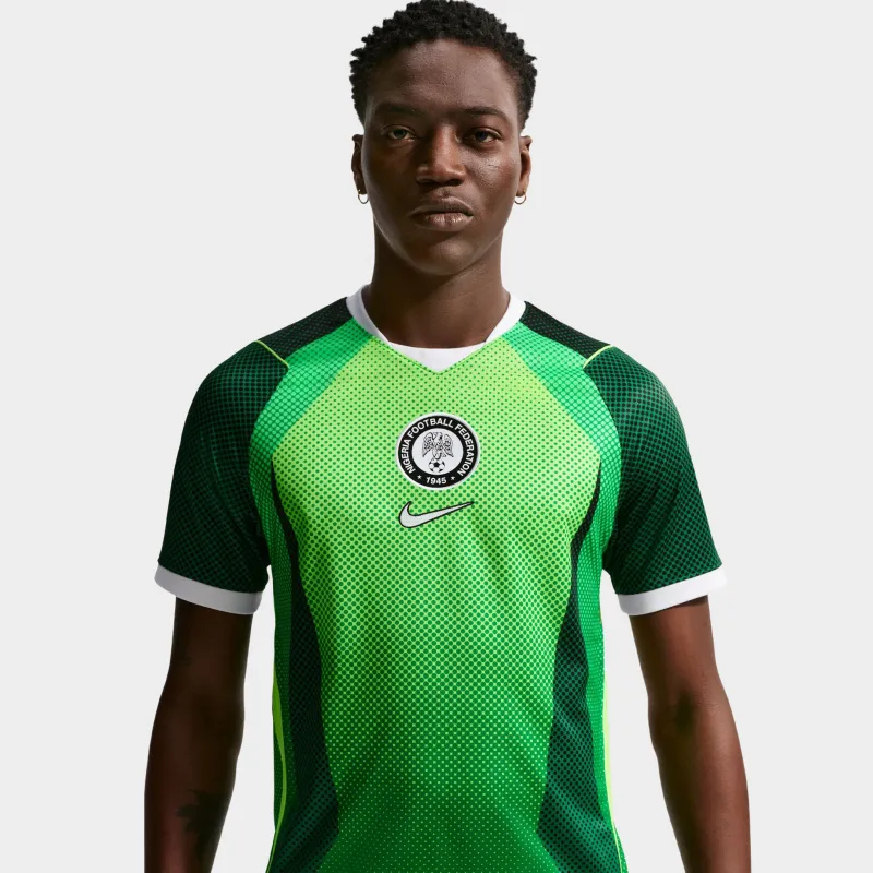 Nike Nigeria Home Jersey Pine Green / Electric Green / White made by Nike