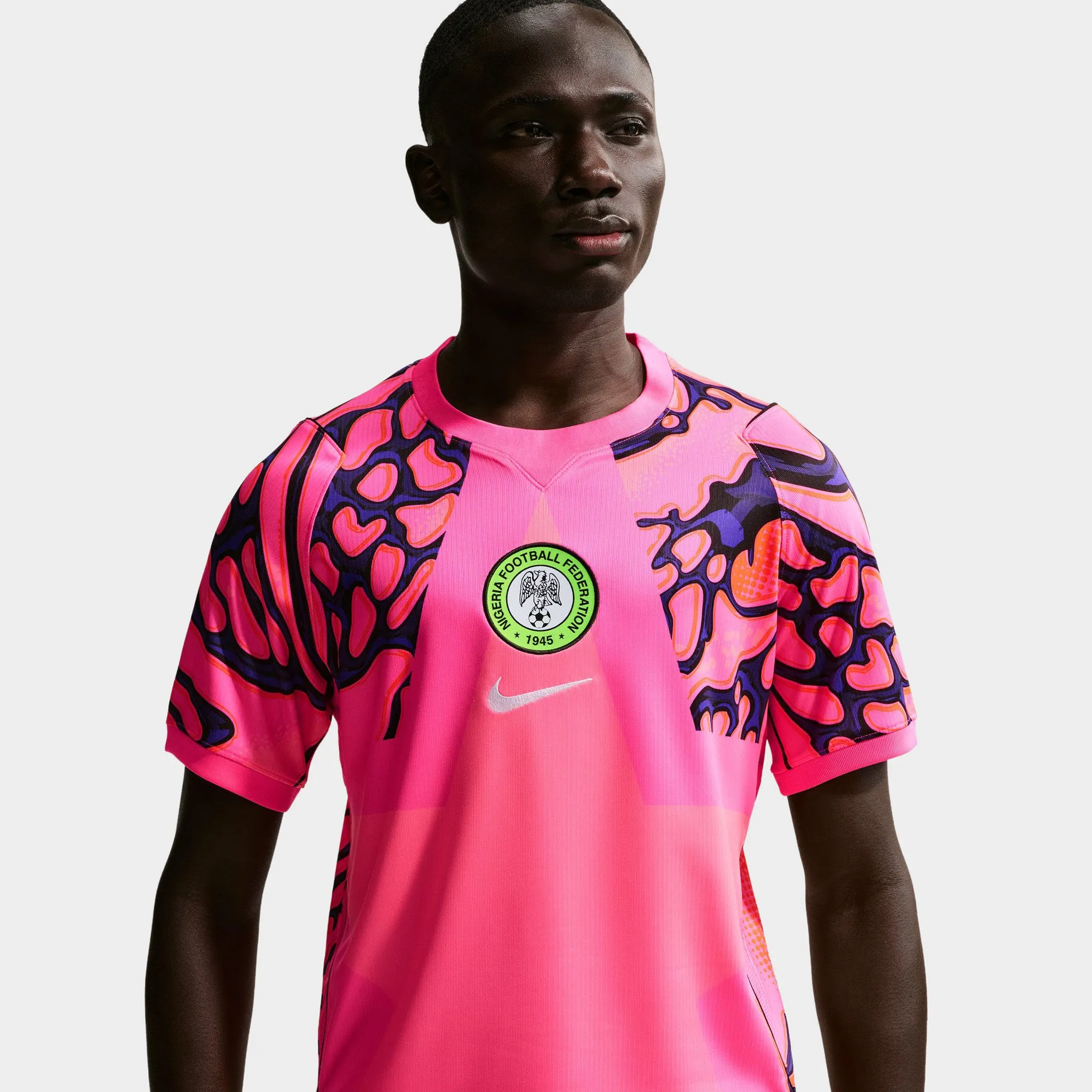 Nike Nigeria Goalkeeper Jersey Hyper Pink / Black sold by JD Sports