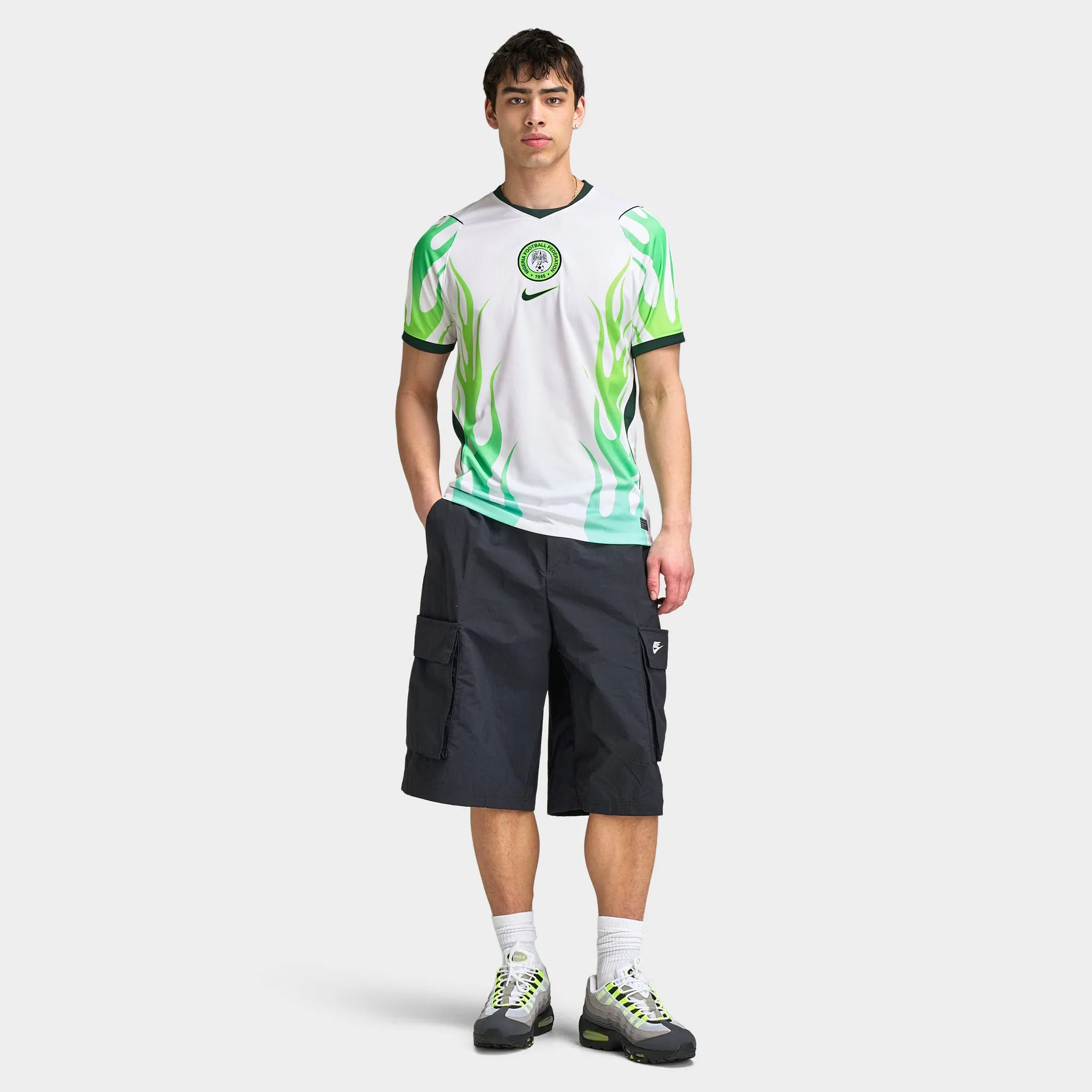Nike Nigeria Away Jersey White / Green Glow sold by JD Sports product image thumbnail 5
