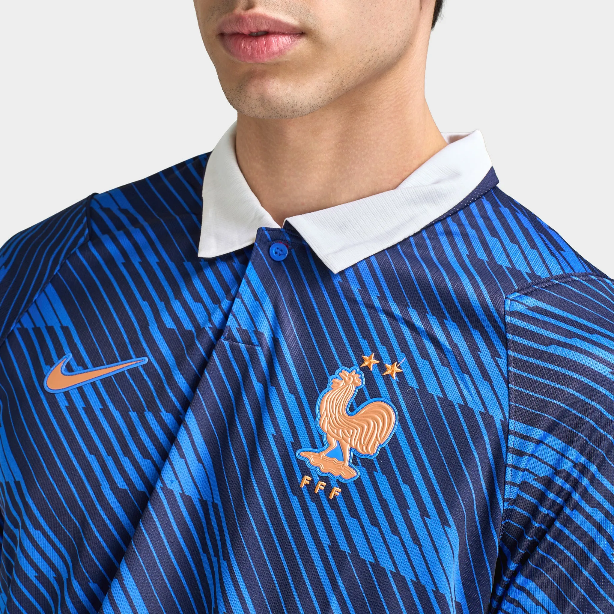 Nike France Home Jersey Game Royal / Metallic Copper sold by JD Sports product image thumbnail 5