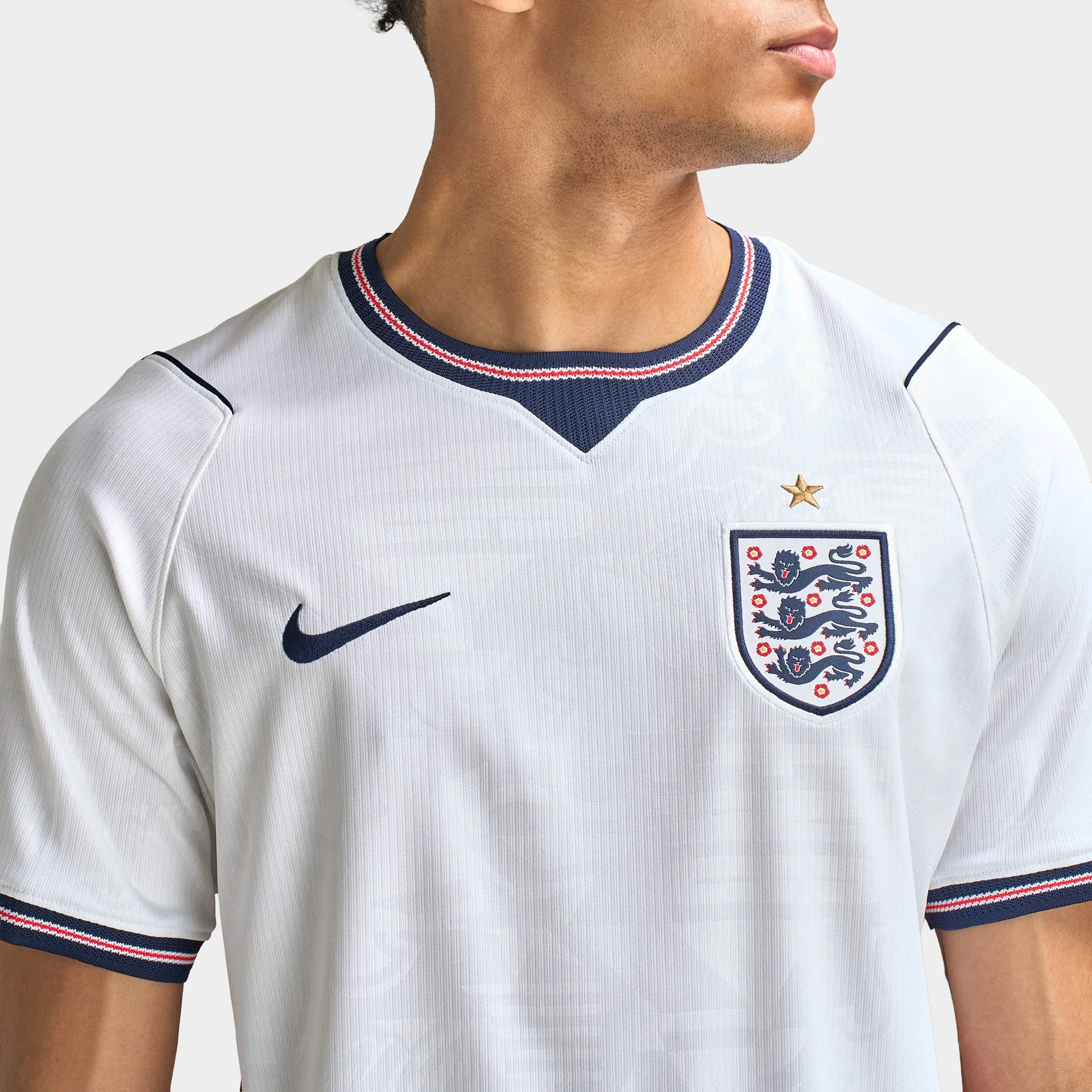 Nike England Home Jersey White / Speed Red / Obsidian sold by JD Sports product image thumbnail 3