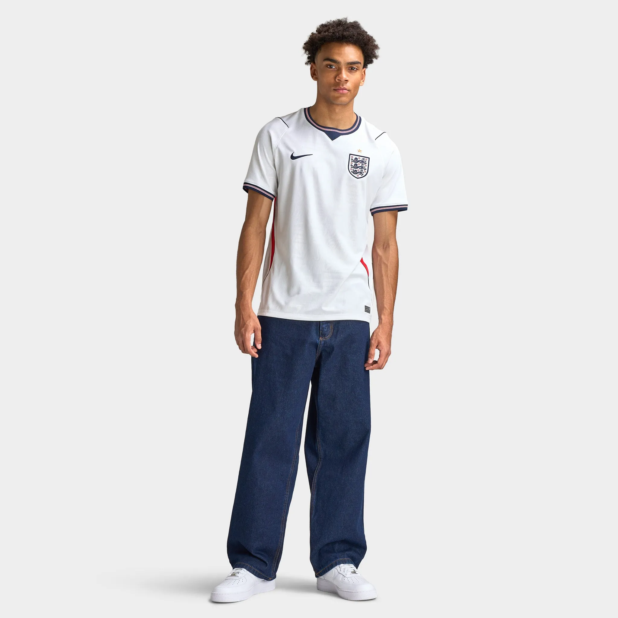 Nike England Home Jersey White / Speed Red / Obsidian sold by JD Sports product image thumbnail 5