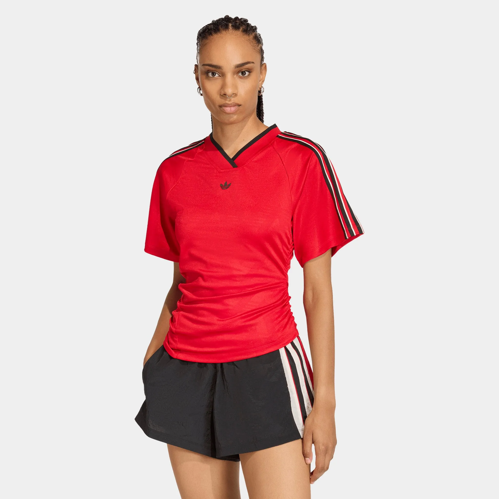 adidas Women's Rouched Foot Jersey / Better Scarlet sold by JD Sports