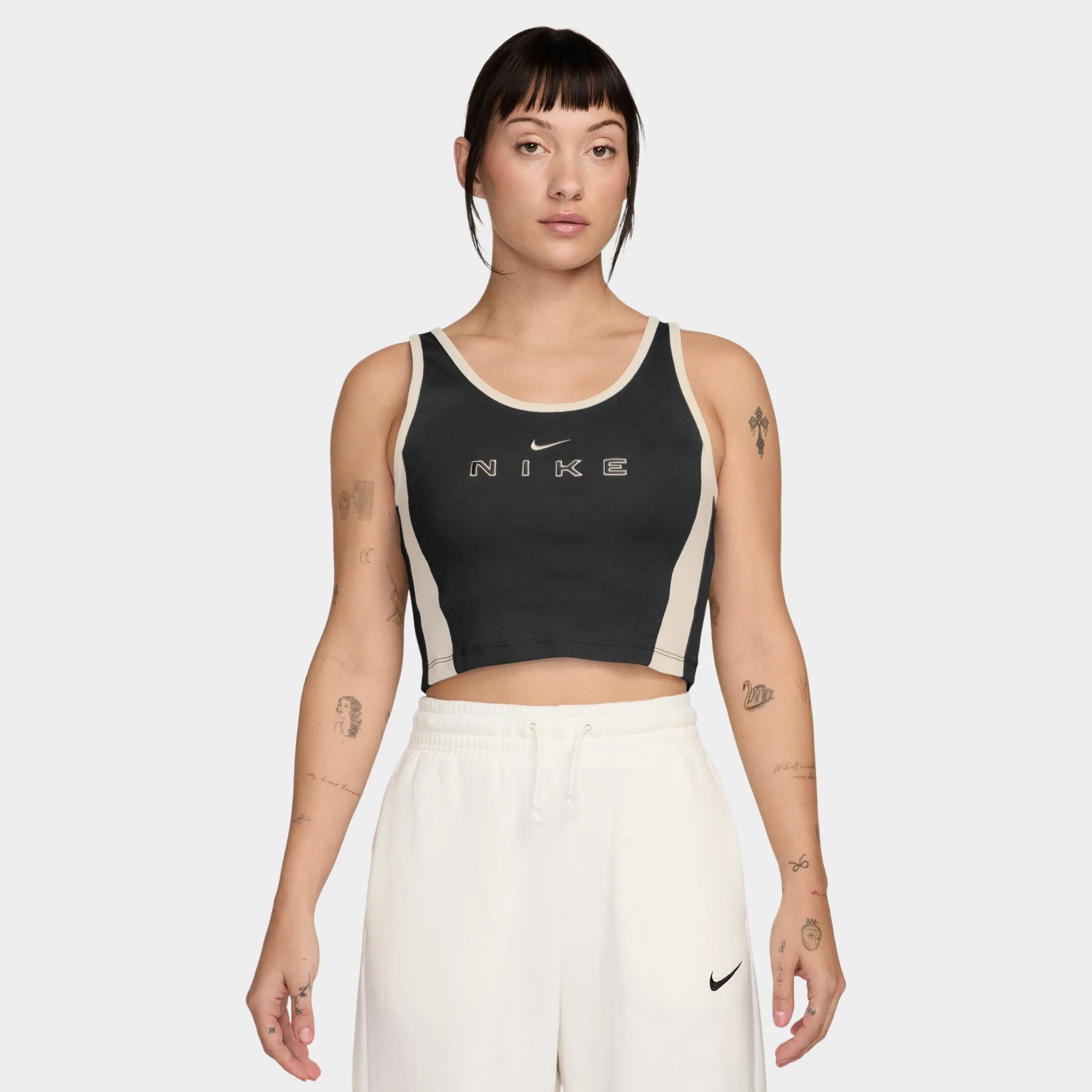 Nike Sportswear Women's Street Tank / Black / Chalk sold by JD Sports