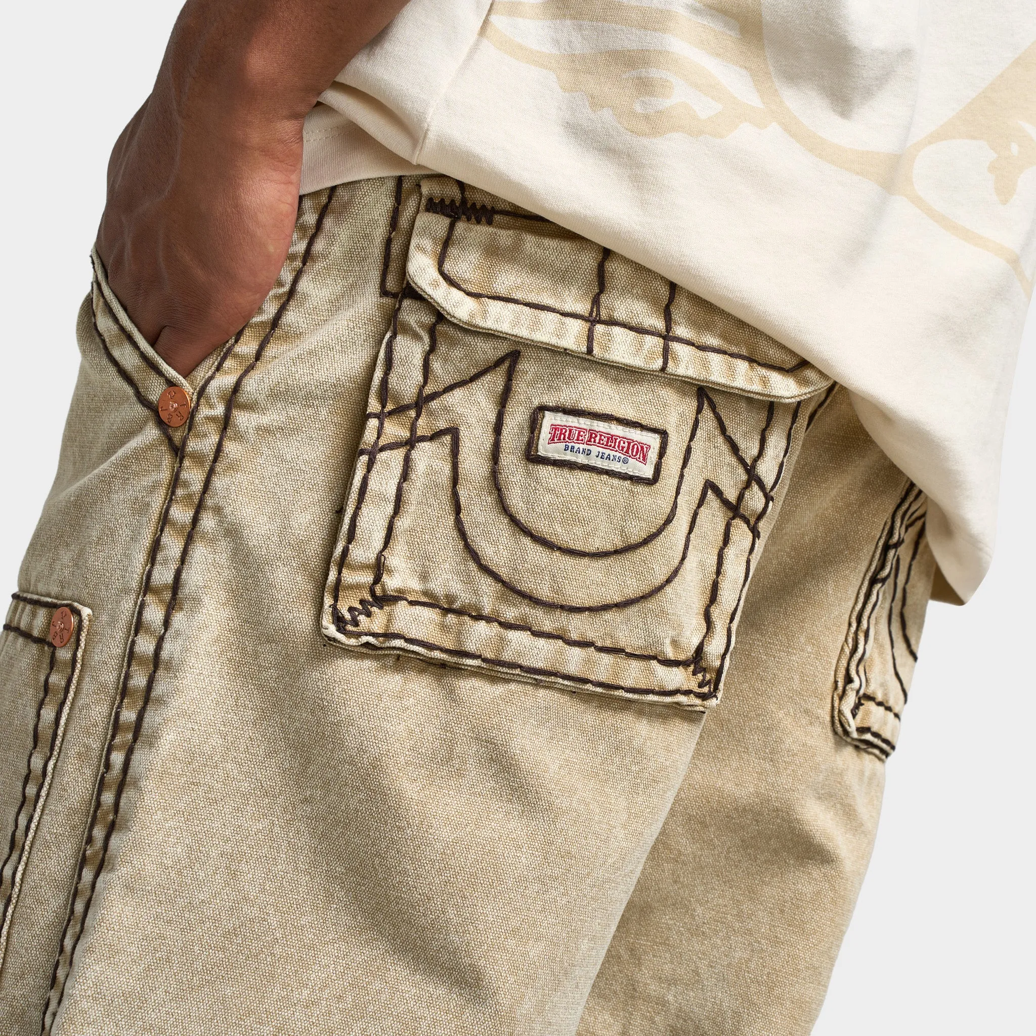 True Religion Baggy Canvas Carpenter Super T / Washed Canvas sold by JD Sports product image thumbnail 5