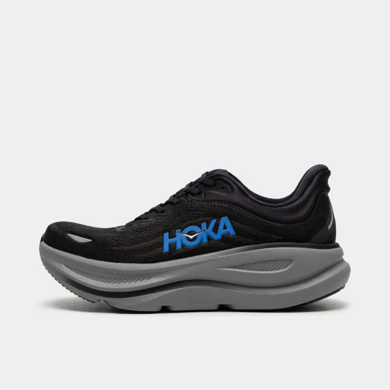 Hoka Bondi 9 Black / Cobalt made by Hoka