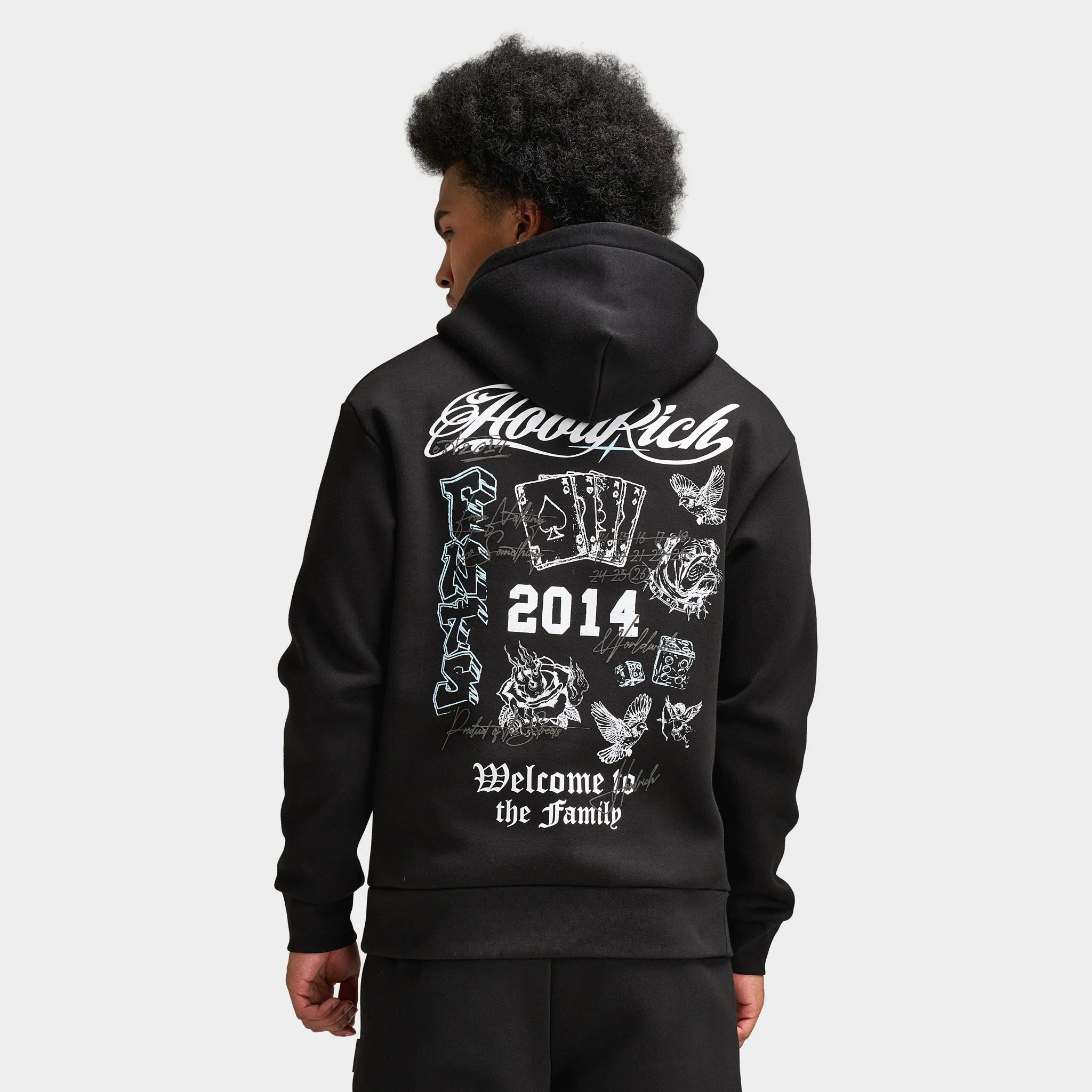 Hoodrich Relic Oversized Hoodie / Black sold by JD Sports