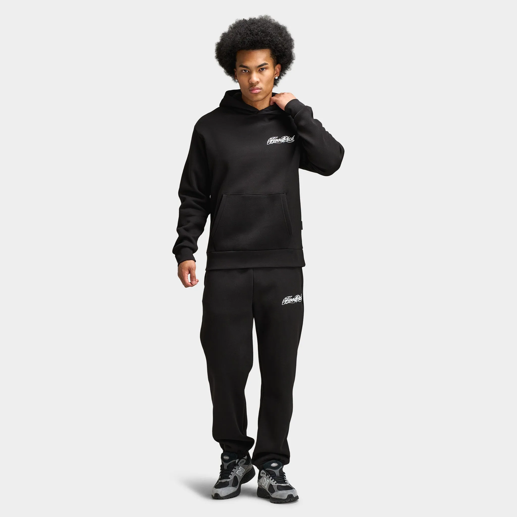 Hoodrich Relic Oversized Hoodie / Black sold by JD Sports product image thumbnail 5