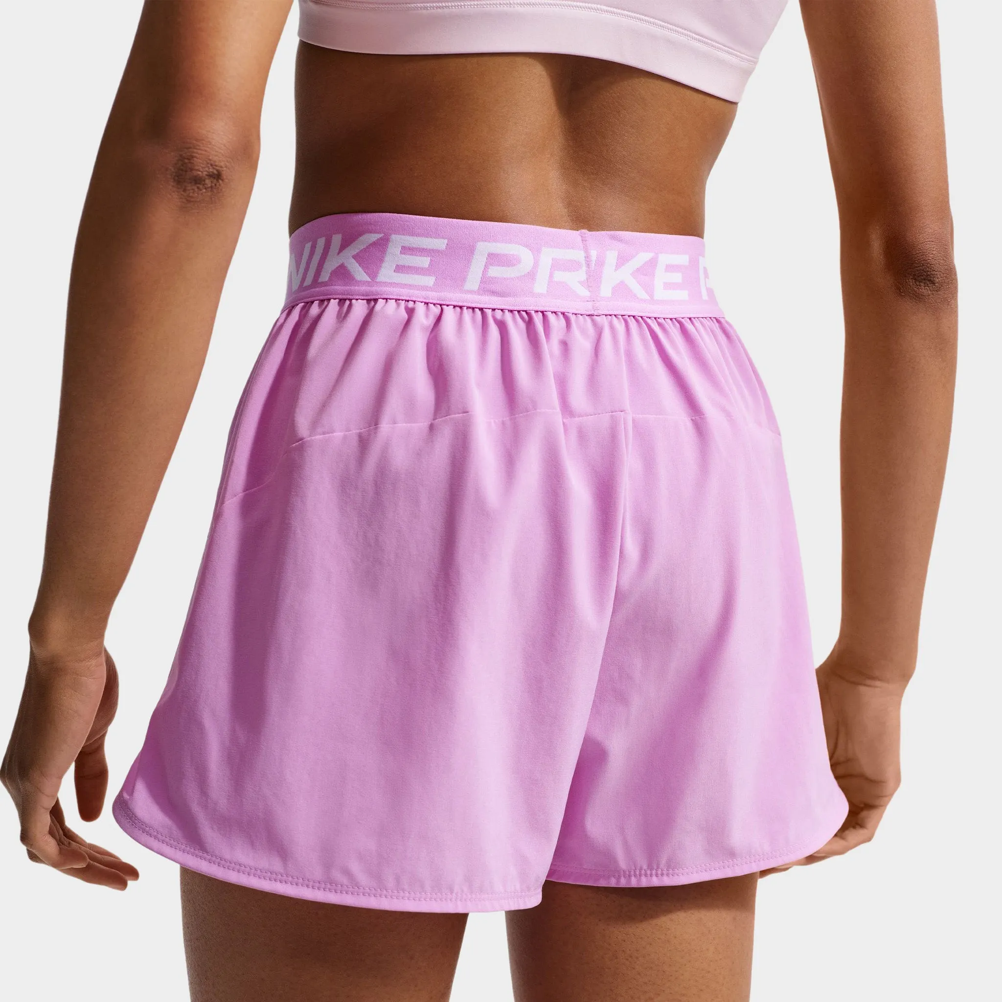 Nike Pro Women's 2in1 Shorts / Light Magenta / White sold by JD Sports product image thumbnail 3