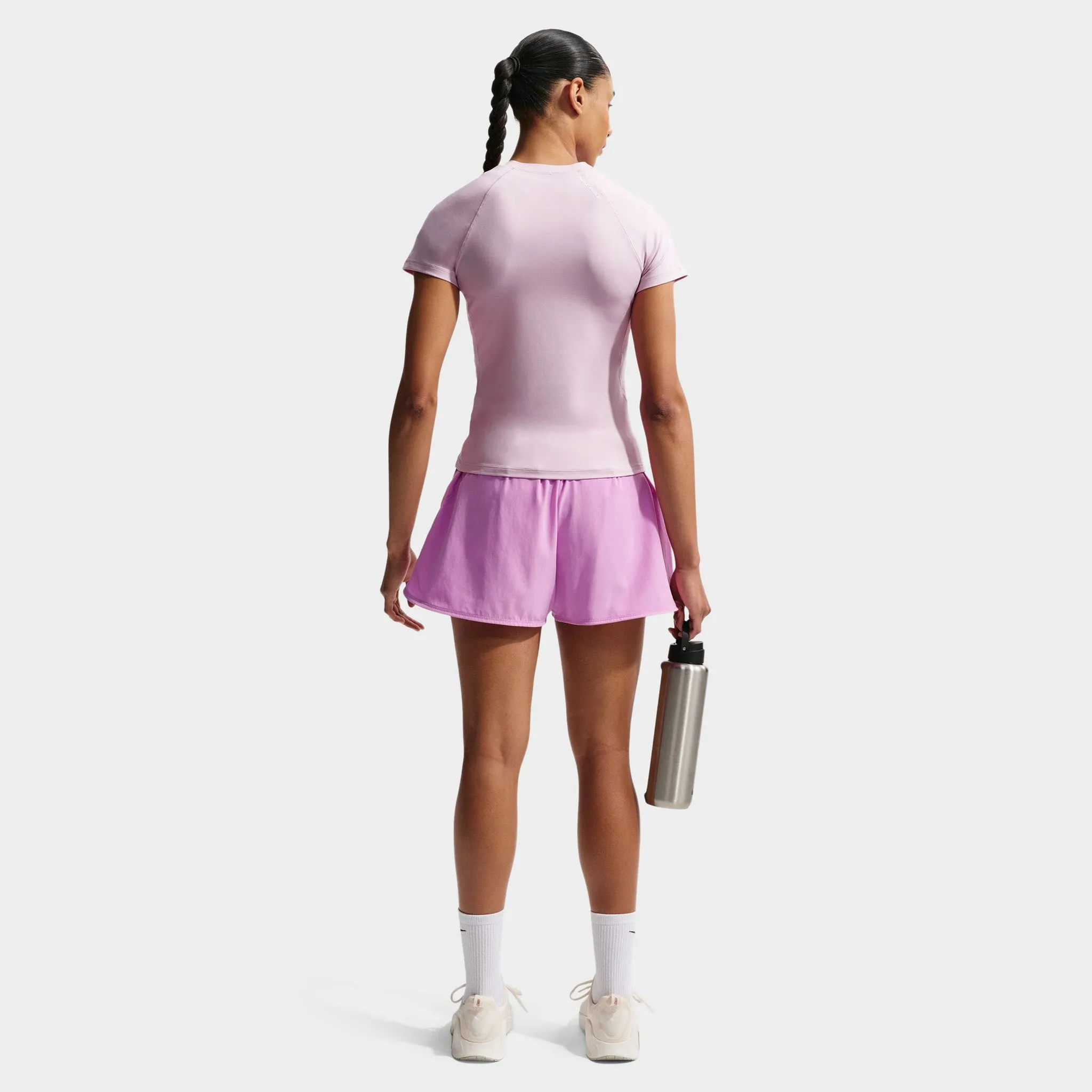 Nike Pro Women's 2in1 Shorts / Light Magenta / White sold by JD Sports product image thumbnail 2