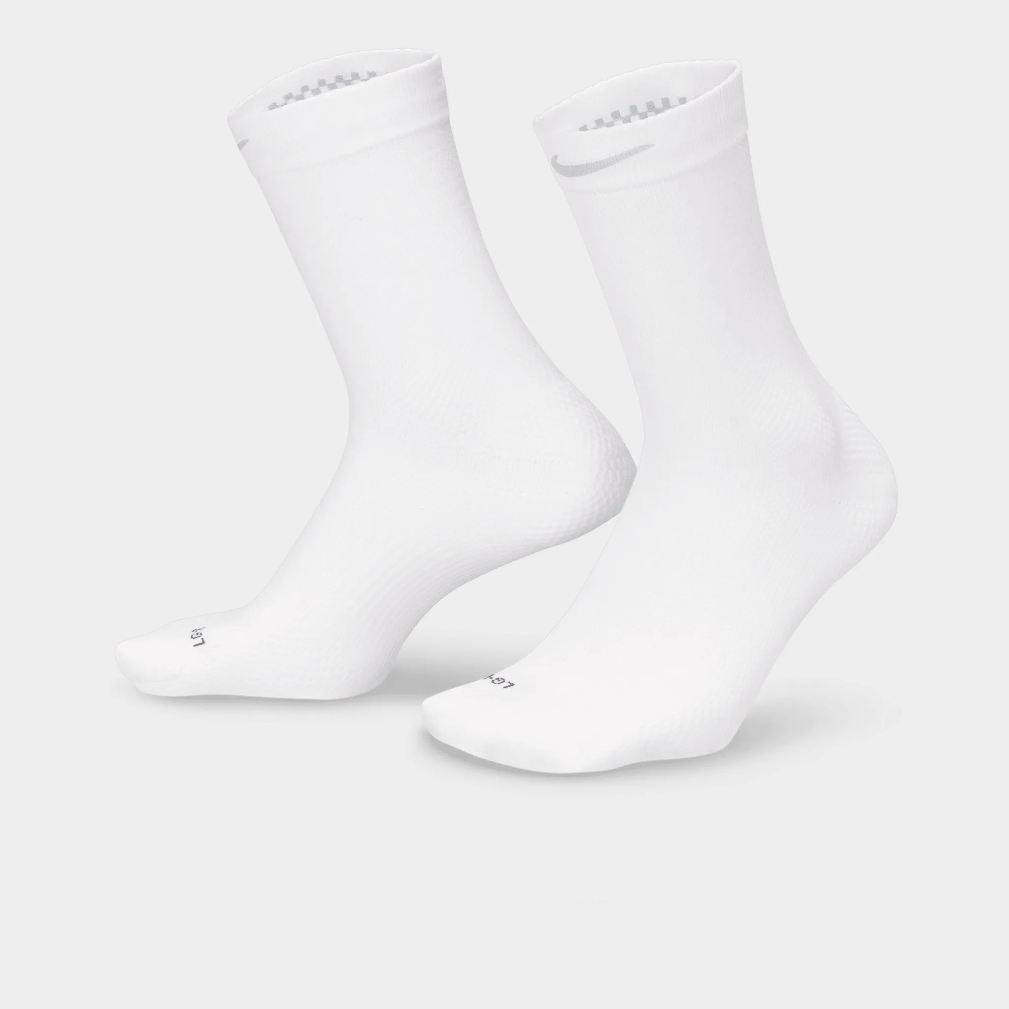 Nike Lightweight Run Crew Socks (1 Pair) White / Platinum sold by JD Sports