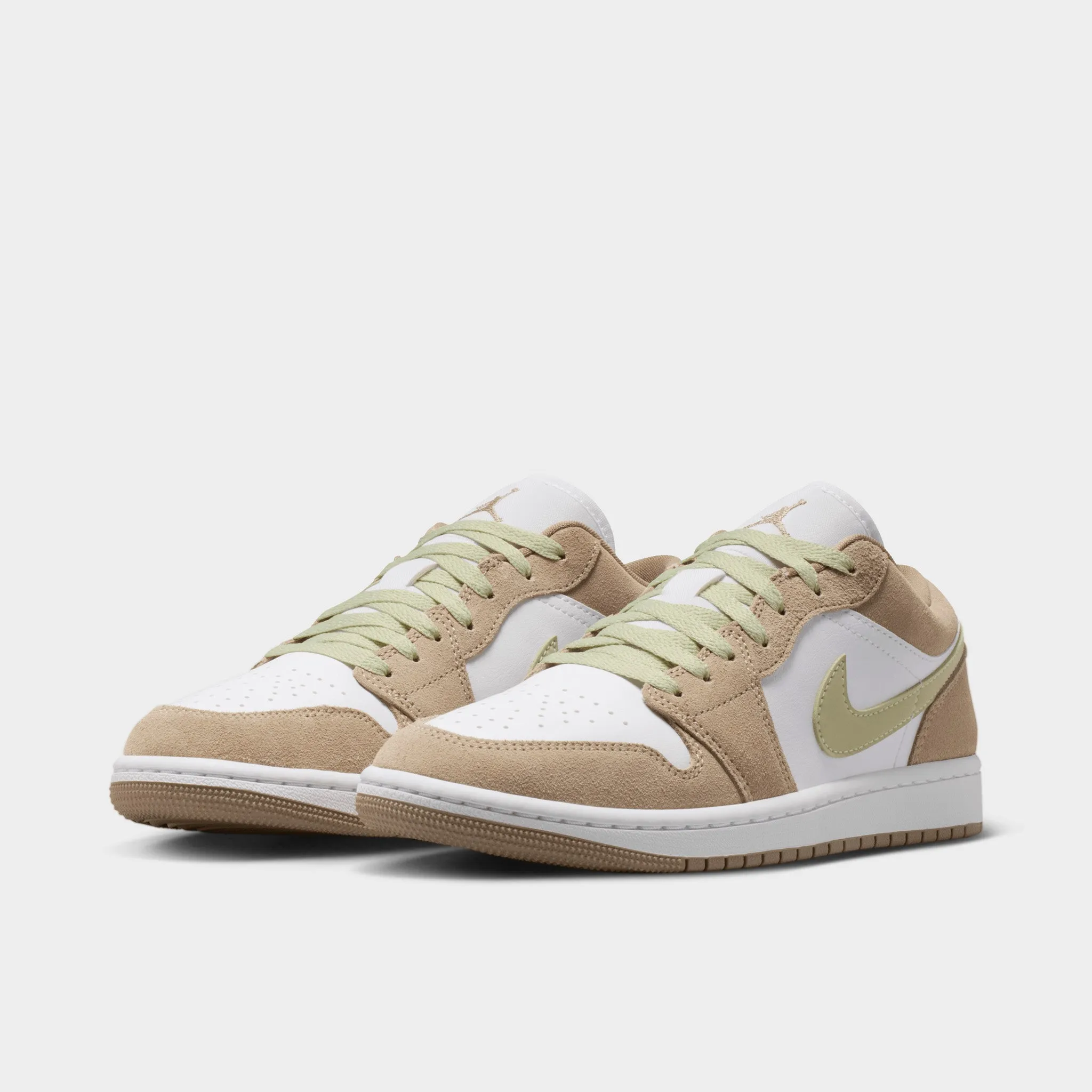 Jordan Women's 1 Low Khaki / White - Olive Aura sold by JD Sports product image thumbnail 2