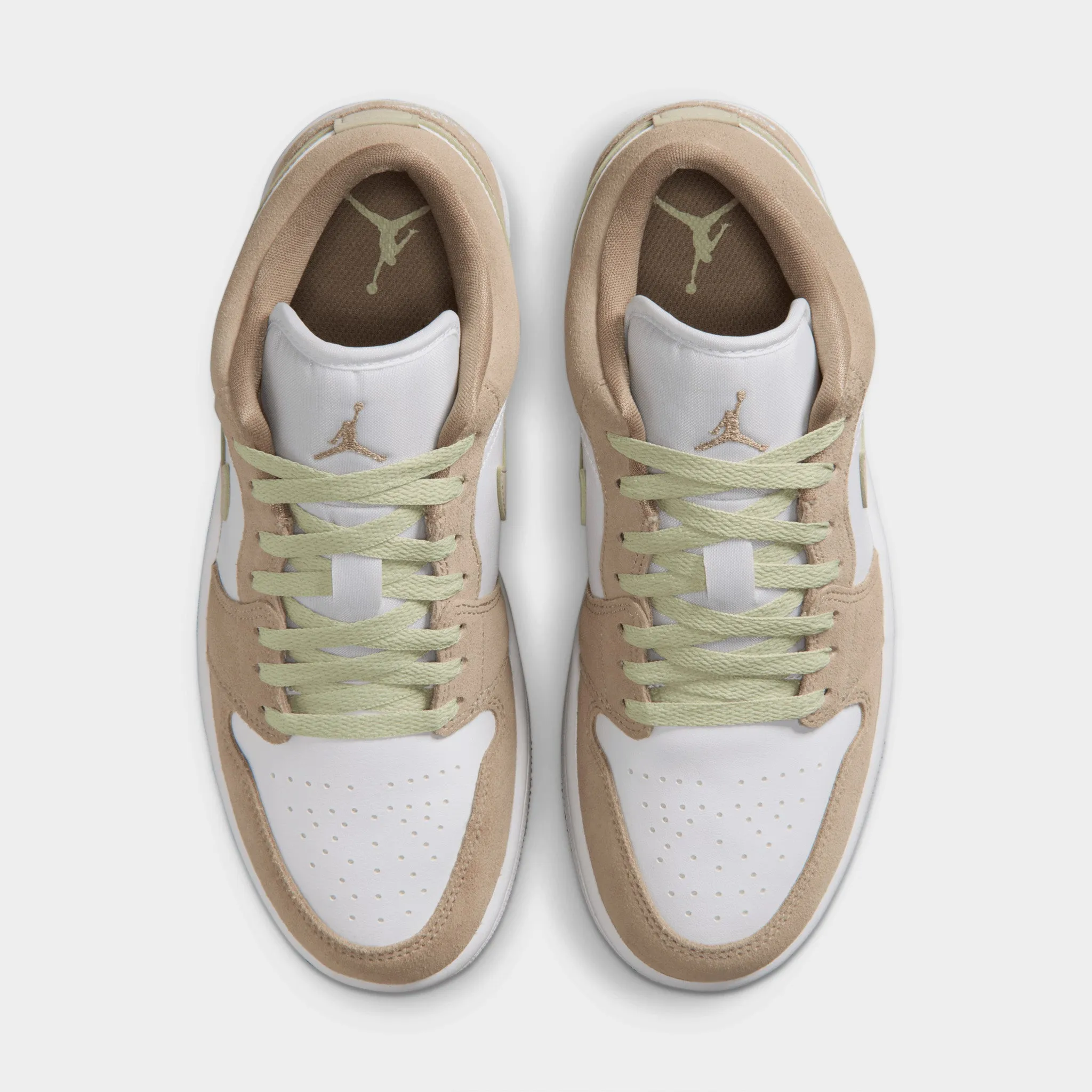 Jordan Women's 1 Low Khaki / White - Olive Aura sold by JD Sports product image thumbnail 5