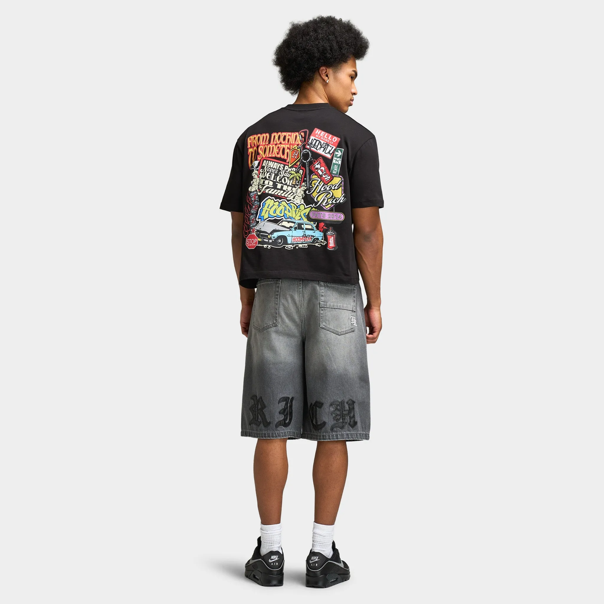 Hoodrich Streetvault Oversized T-Shirt / Black sold by JD Sports product image thumbnail 4