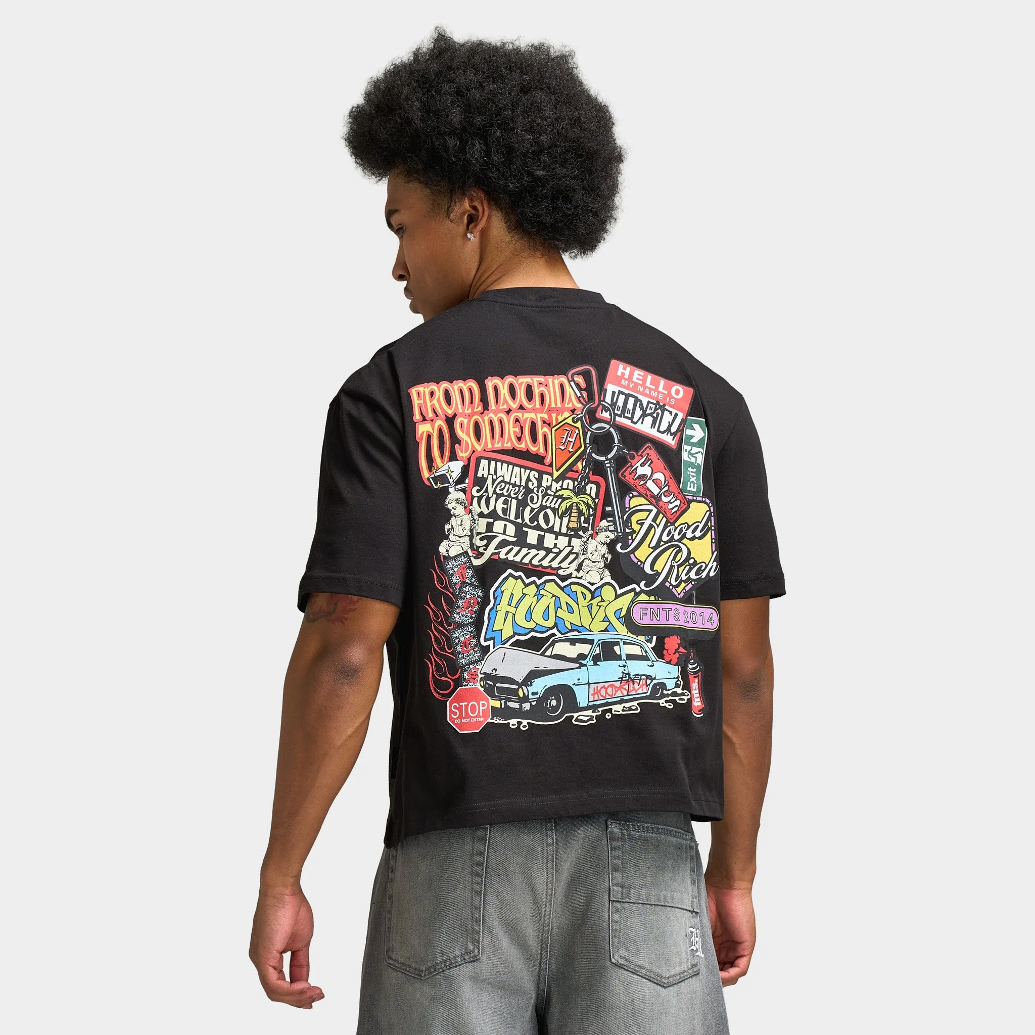 Hoodrich Streetvault Oversized T-Shirt / Black sold by JD Sports