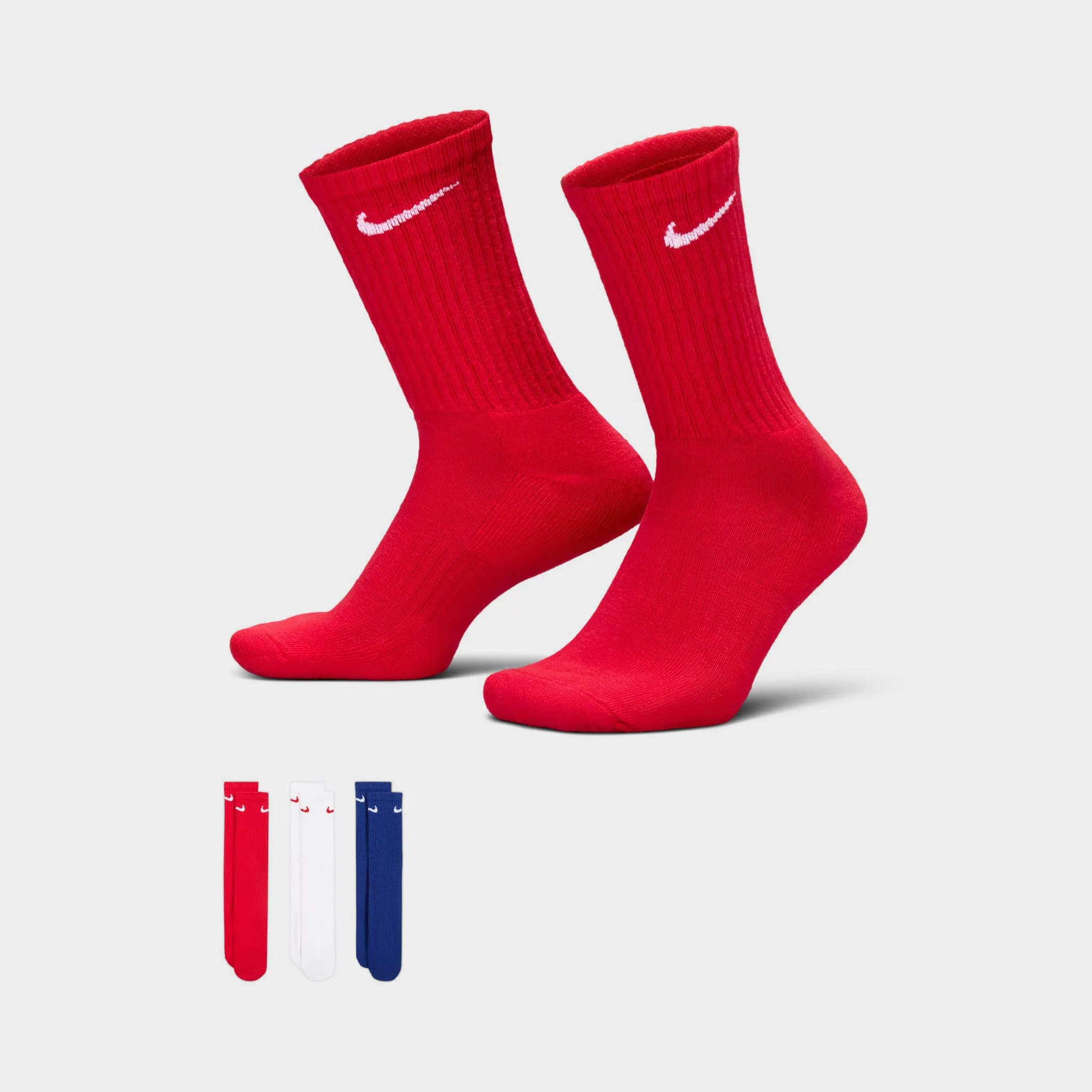 Nike Everyday Cushioned Crew Socks (3P)/ Multi sold by JD Sports product image thumbnail 3