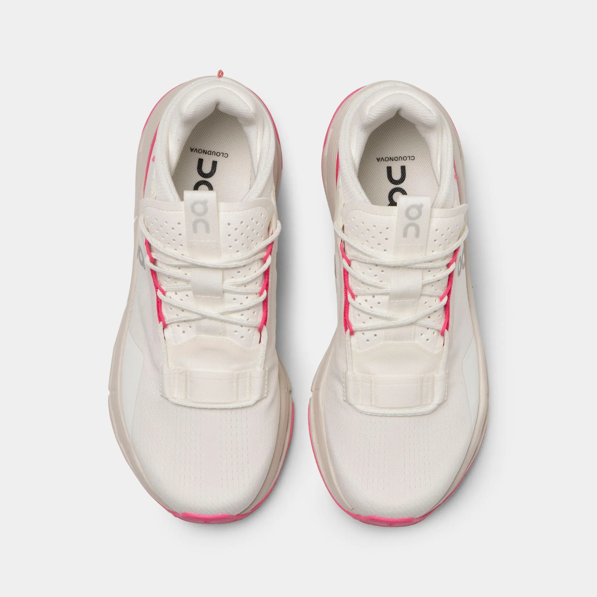 On Women's Cloudnova Ivory / Pink sold by JD Sports product image thumbnail 5