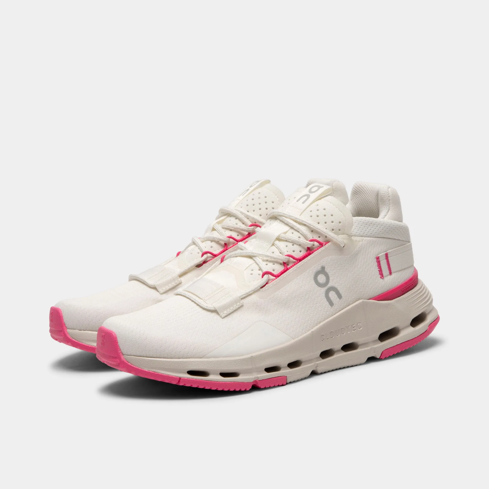 On Women's Cloudnova Ivory / Pink sold by JD Sports product image thumbnail 2