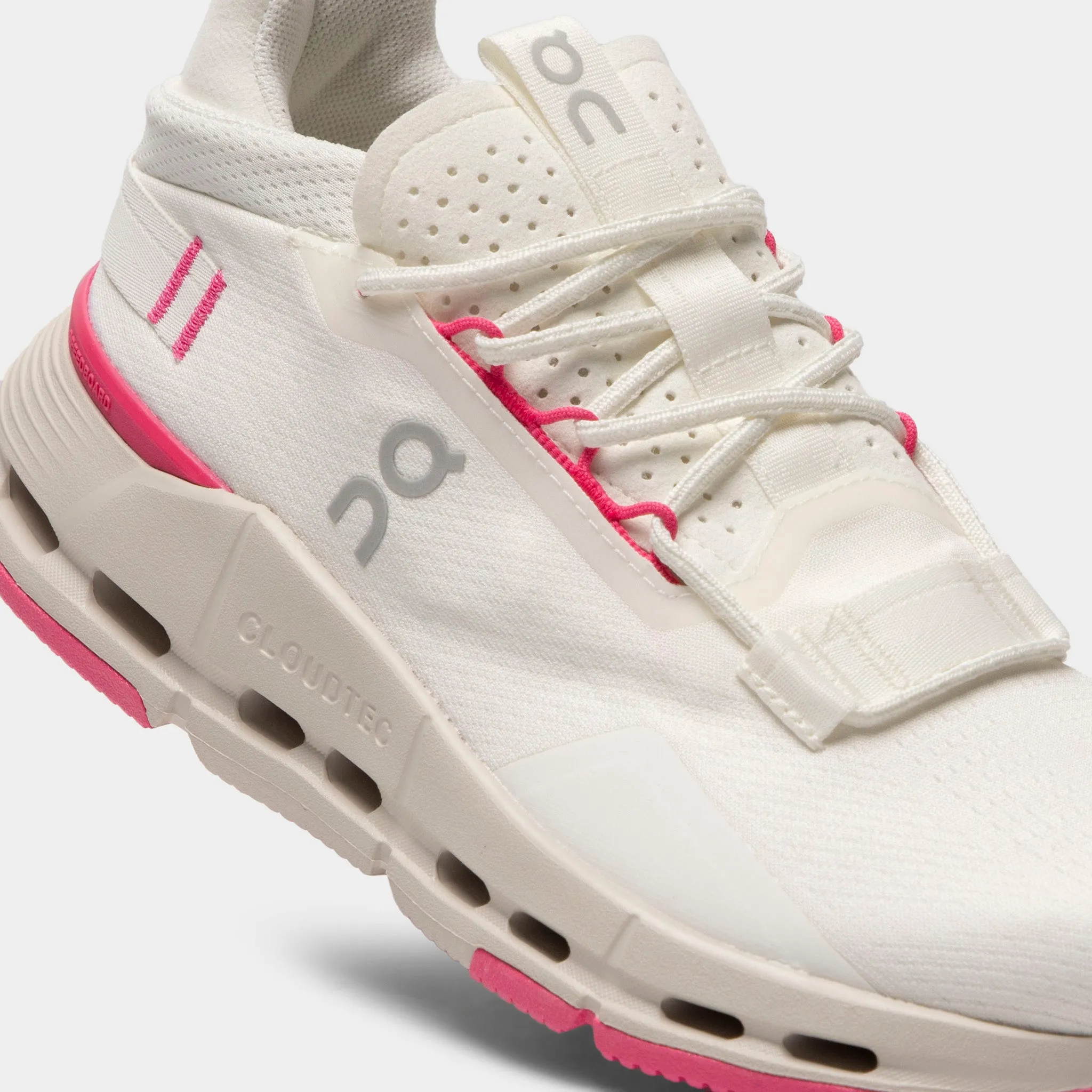 On Women's Cloudnova Ivory / Pink sold by JD Sports product image thumbnail 3