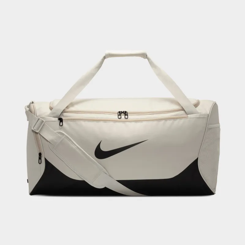 Nike Brasilia Medium Duffel Bag X Light Bone / Black made by Nike