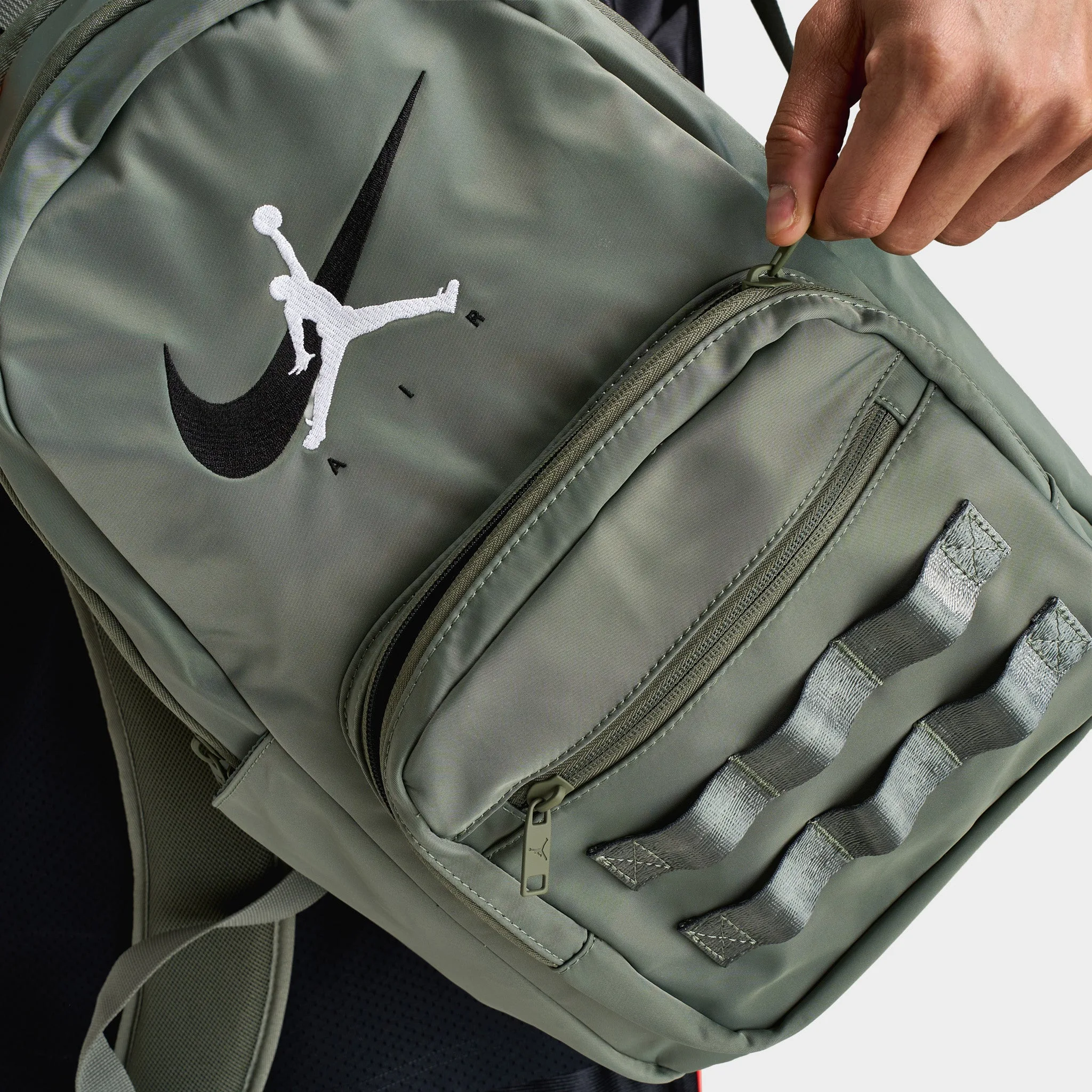 Jordan Legends Nylon Backpack/ Vintage LIchen sold by JD Sports product image thumbnail 4