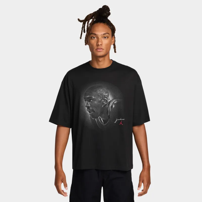 Jordan Graphic Flight Essentials Oversized Crew T-Shirt / Black made by Jordan