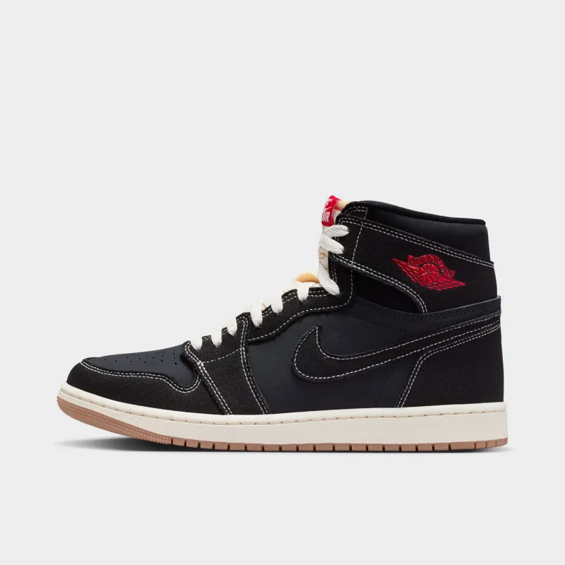 Jordan 1 Retro High OG Flight Club Black / University Red - Sail made by Jordan