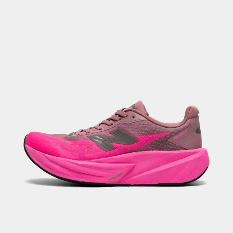 New Balance Women's Fuelcell Rebel v5 Pink Heat / Rosewood made by New Balance