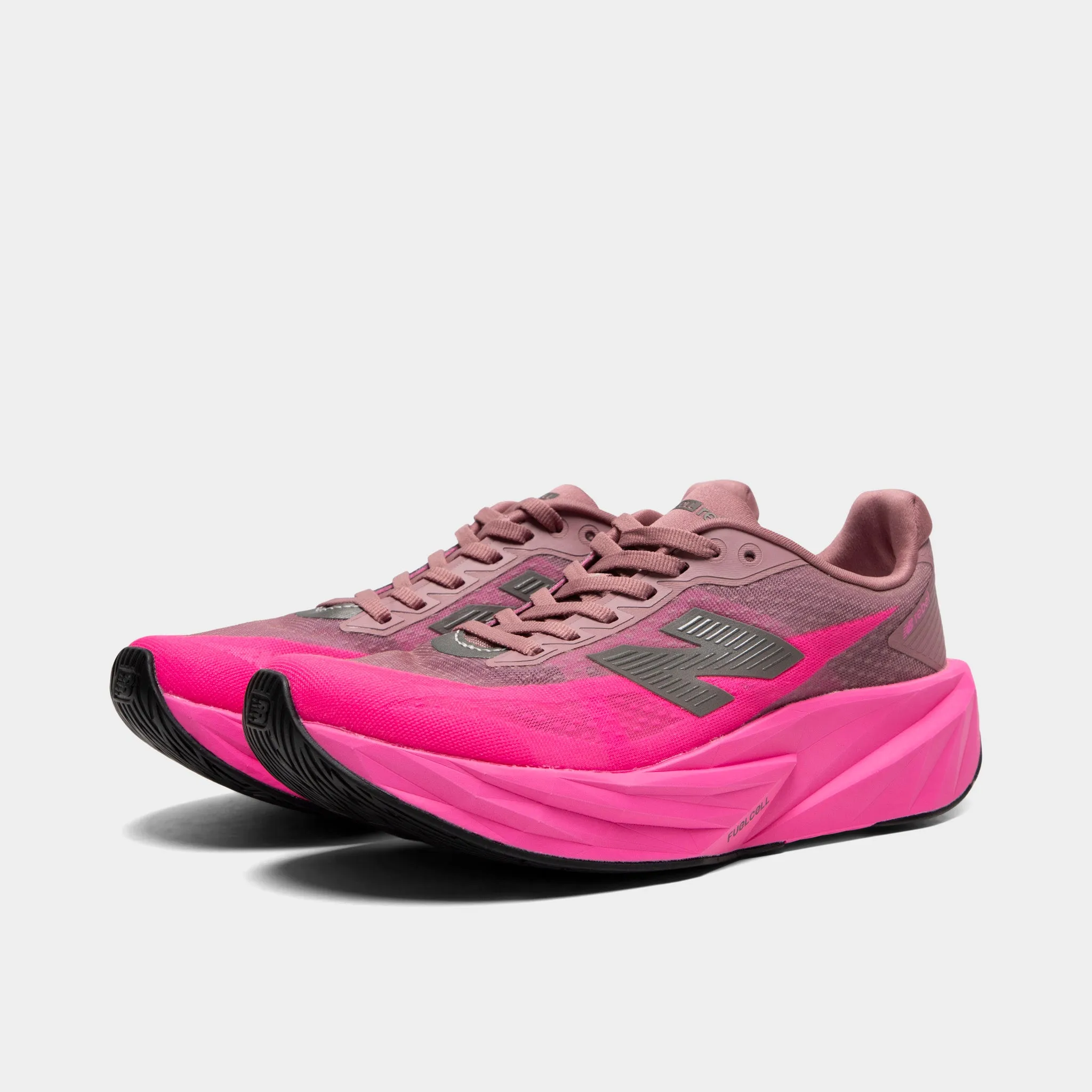 New Balance Women's Fuelcell Rebel v5 Pink Heat / Rosewood sold by JD Sports product image thumbnail 2