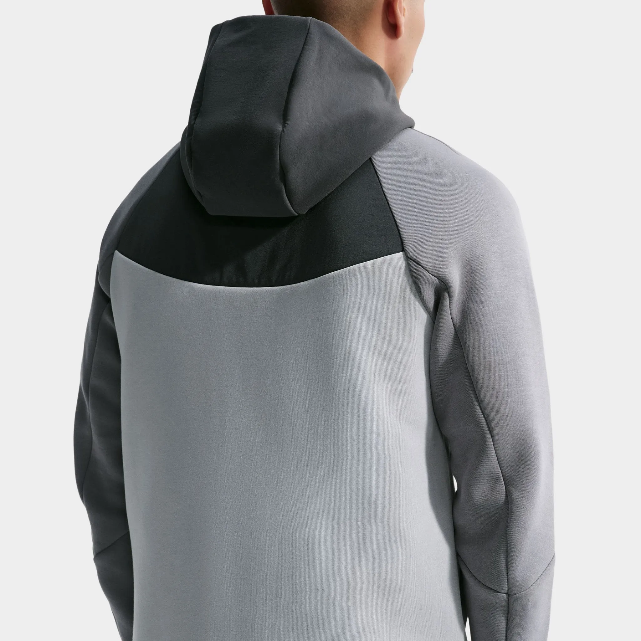Nike Mix Tech Fleece Hoodie Smoke Grey / Anthracite / Pink sold by JD Sports product image thumbnail 2