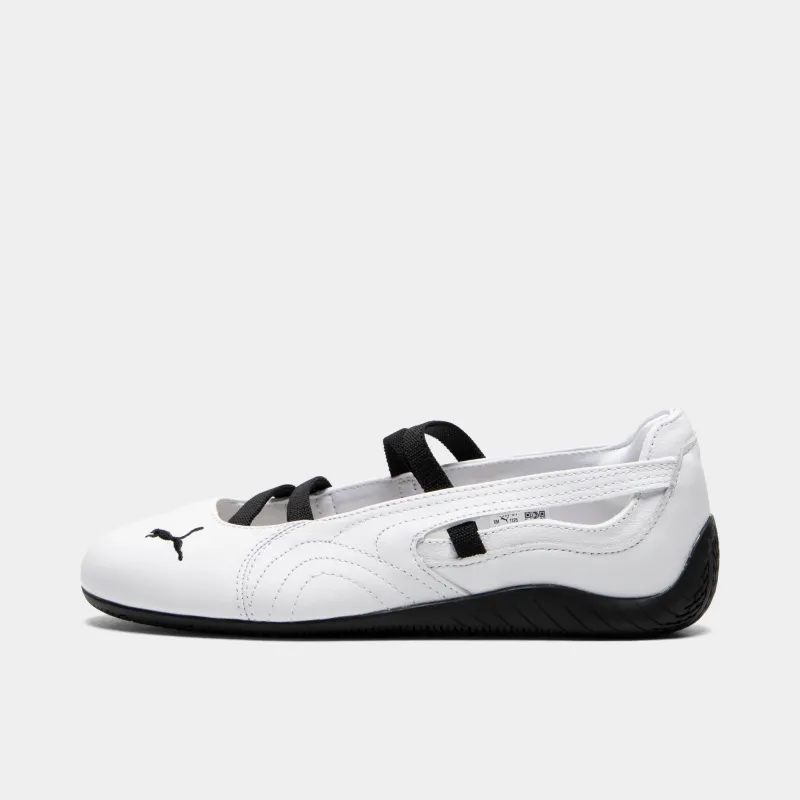 PUMA Women's Speedcat Ballet Leather PUMA White / PUMA Black made by Puma