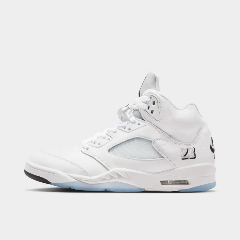 Jordan 5 Retro OG White / Black - Metallic Silver made by Jordan