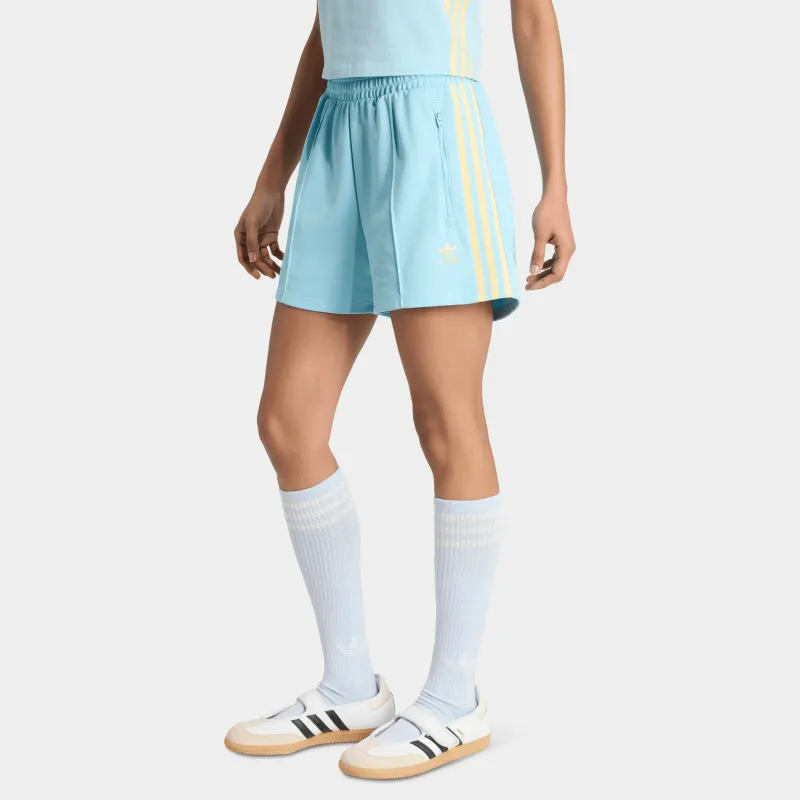 adidas Women's Classic L Short  Icey Blue / Orange Tint made by Adidas
