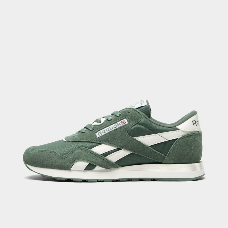 Reebok CL Nylon Green / White made by Reebok