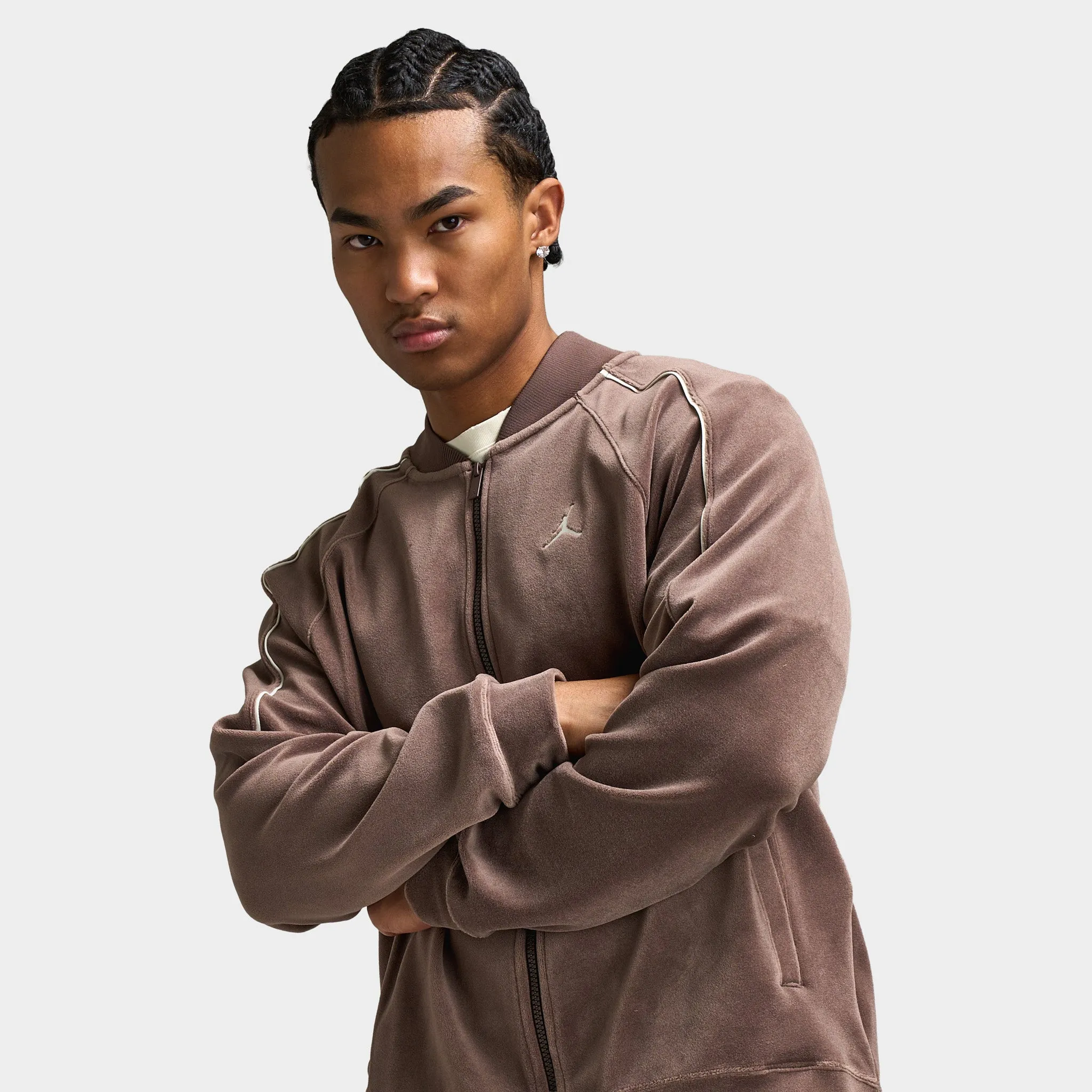 Jordan Men's Brooklyn Track Jacket / Brown sold by JD Sports product image thumbnail 3