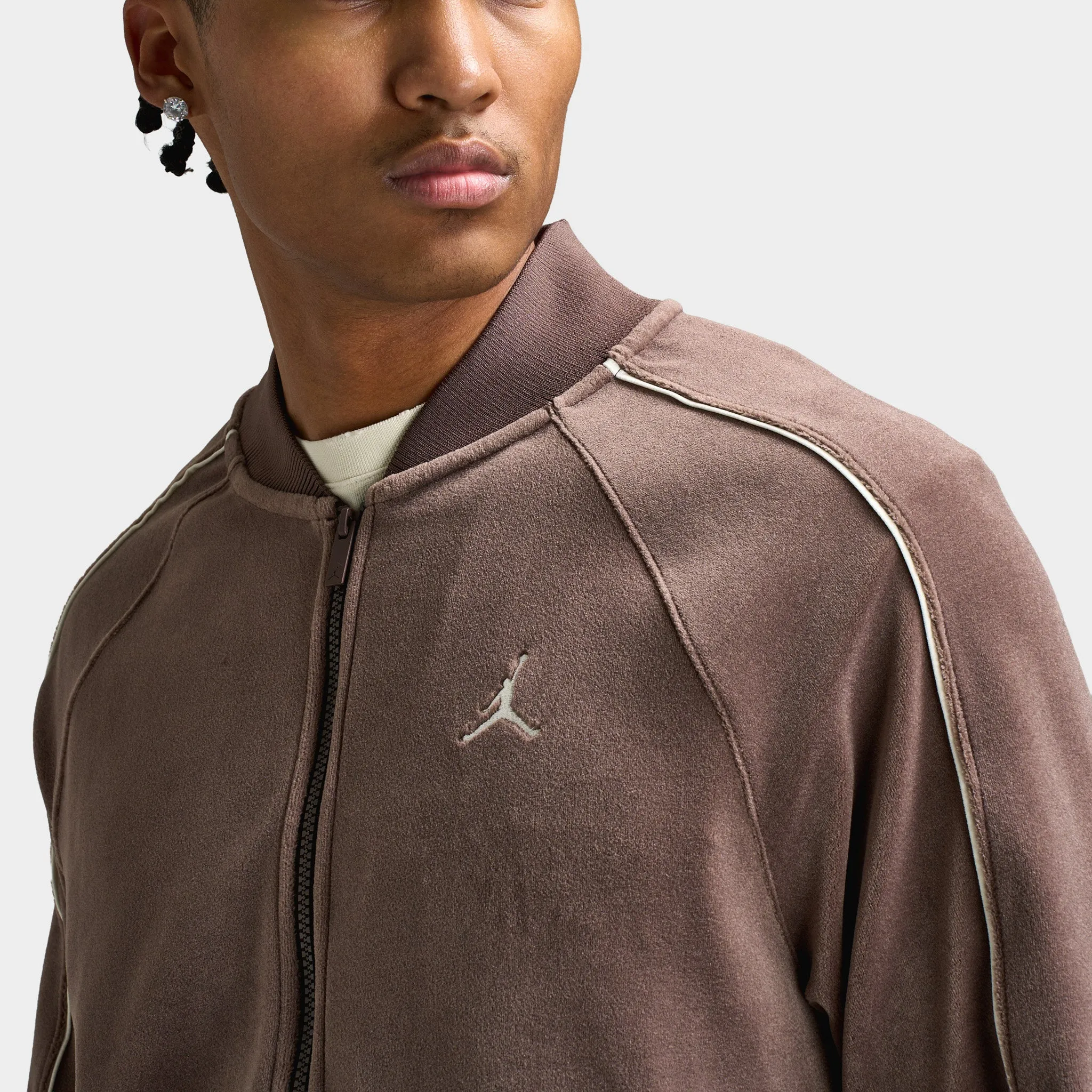 Jordan Men's Brooklyn Track Jacket / Brown sold by JD Sports product image thumbnail 4