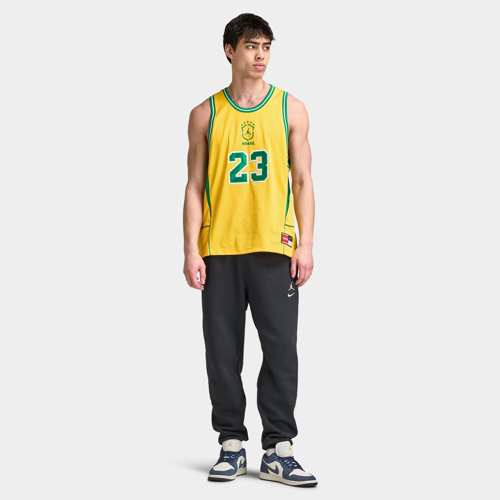 Jordan MJ ESS Mesh Jersey P6 Varsity Maize / Lucky Green sold by JD Sports product image thumbnail 3
