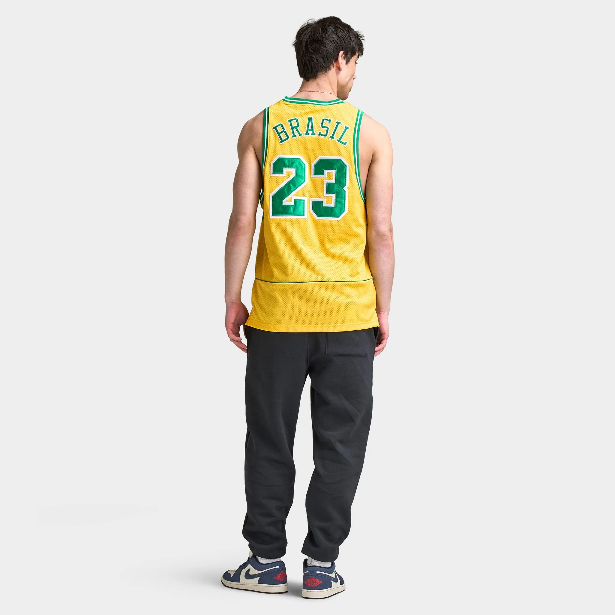 Jordan MJ ESS Mesh Jersey P6 Varsity Maize / Lucky Green sold by JD Sports product image thumbnail 4