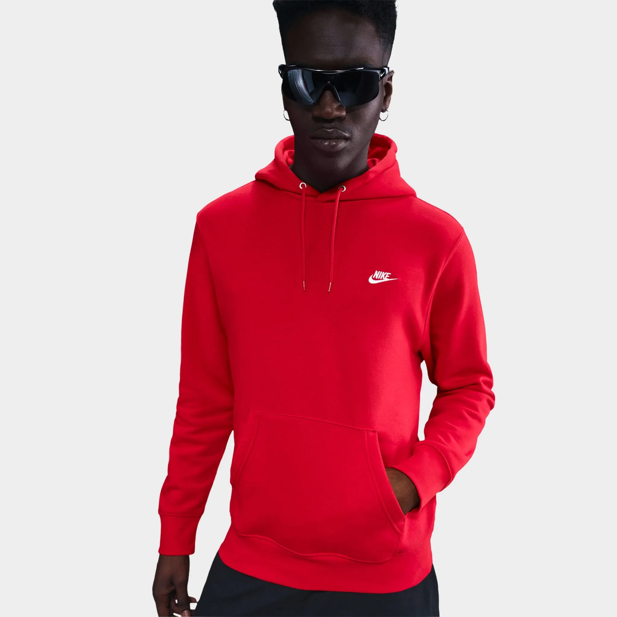 Nike Club Fleece Hoodie / University Red sold by JD Sports product image thumbnail 3