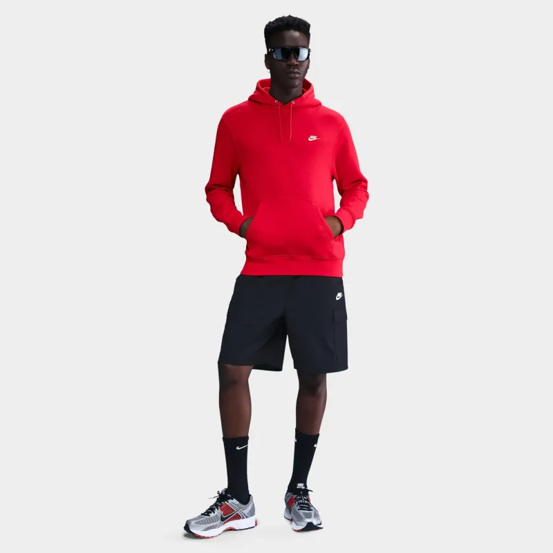 Nike Club Fleece Hoodie / University Red made by Nike