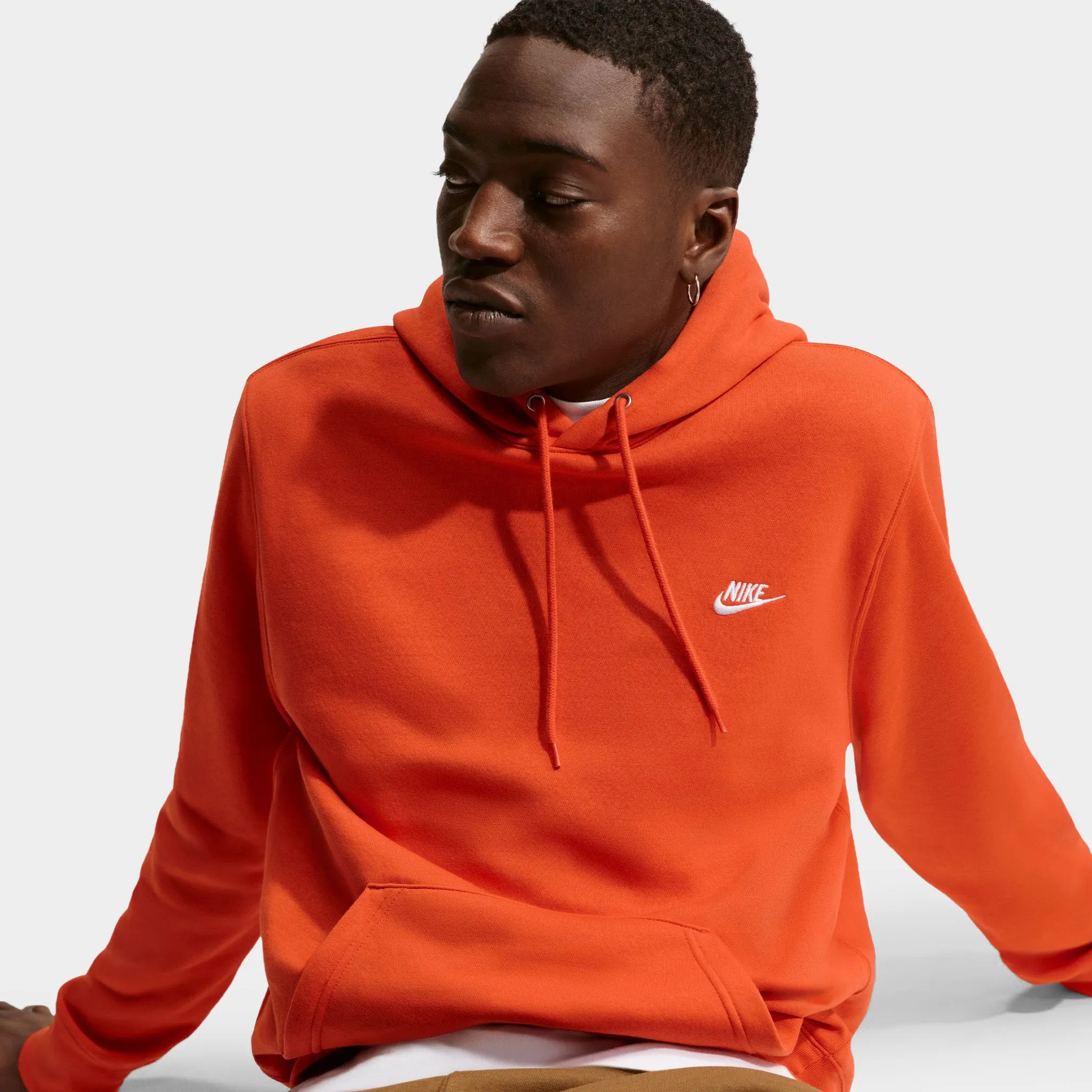 Nike Club Fleece Hoodie / Orange sold by JD Sports product image thumbnail 5