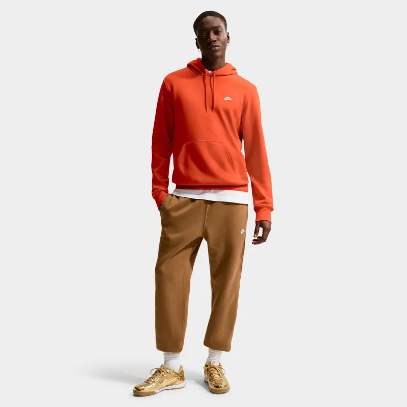 Nike Club Fleece Hoodie / Orange made by Nike