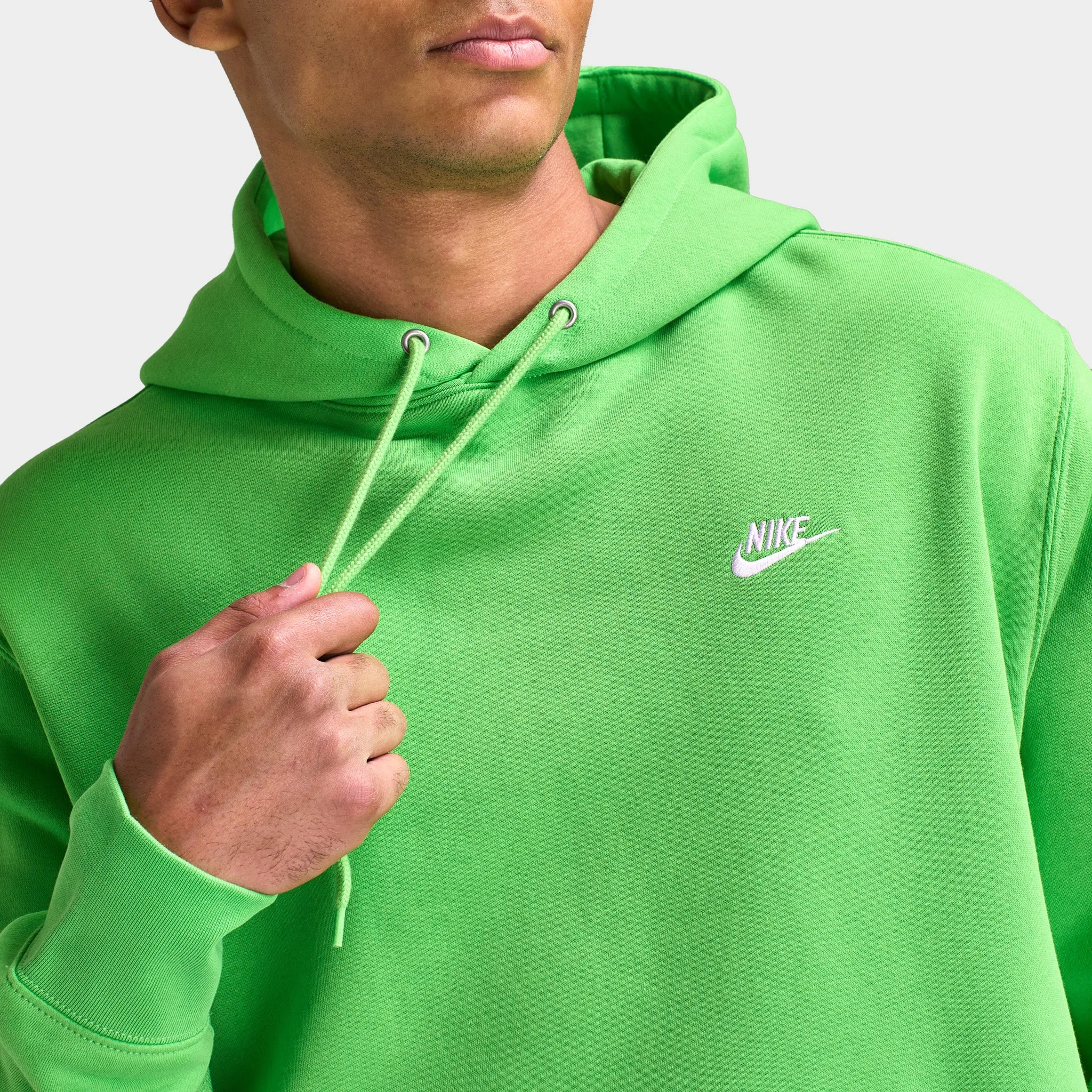 Nike Club Fleece Hoodie / Mean Green sold by JD Sports product image thumbnail 3