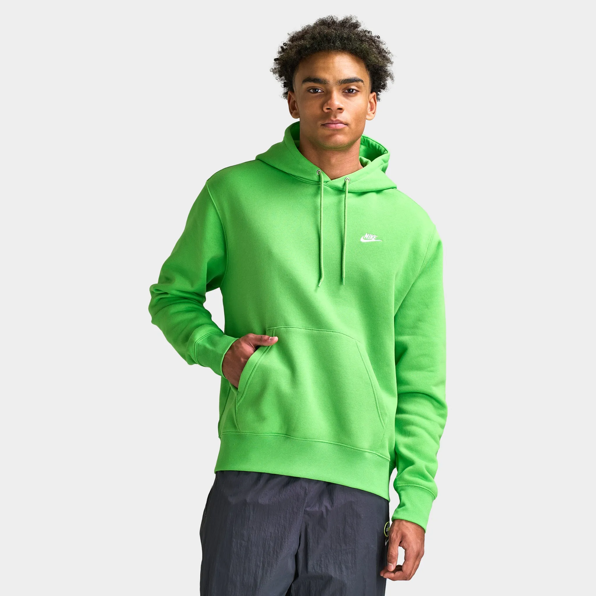 Nike Club Fleece Hoodie / Mean Green sold by JD Sports