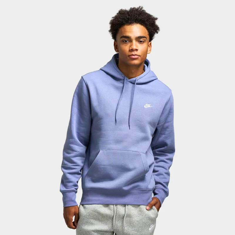 Nike Club Men's Pullover Fleece Hoodie / World Indigo made by Nike